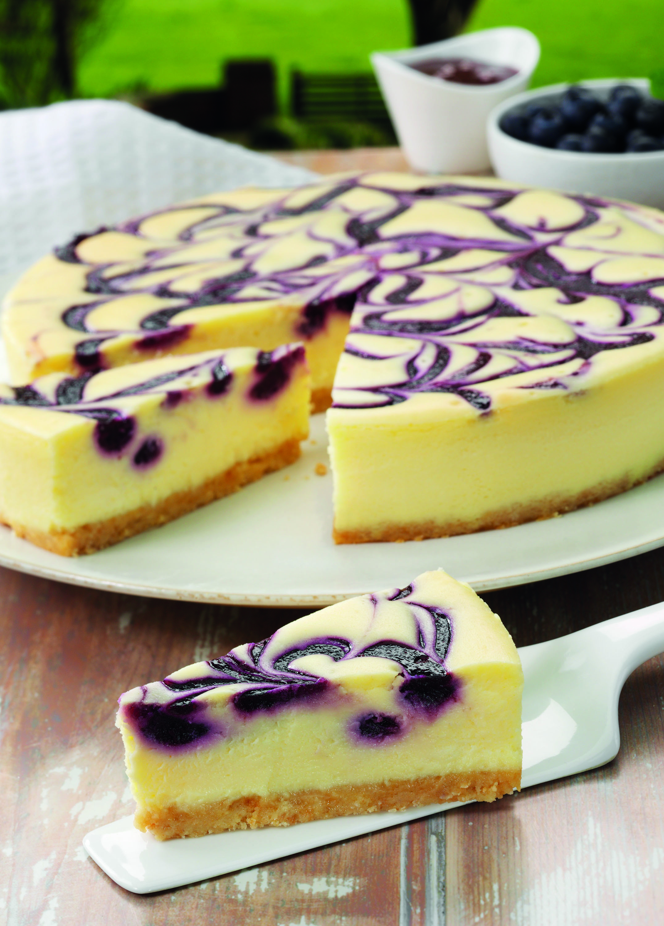 GF Blueberry Swirl Cheesecake - Sidoli